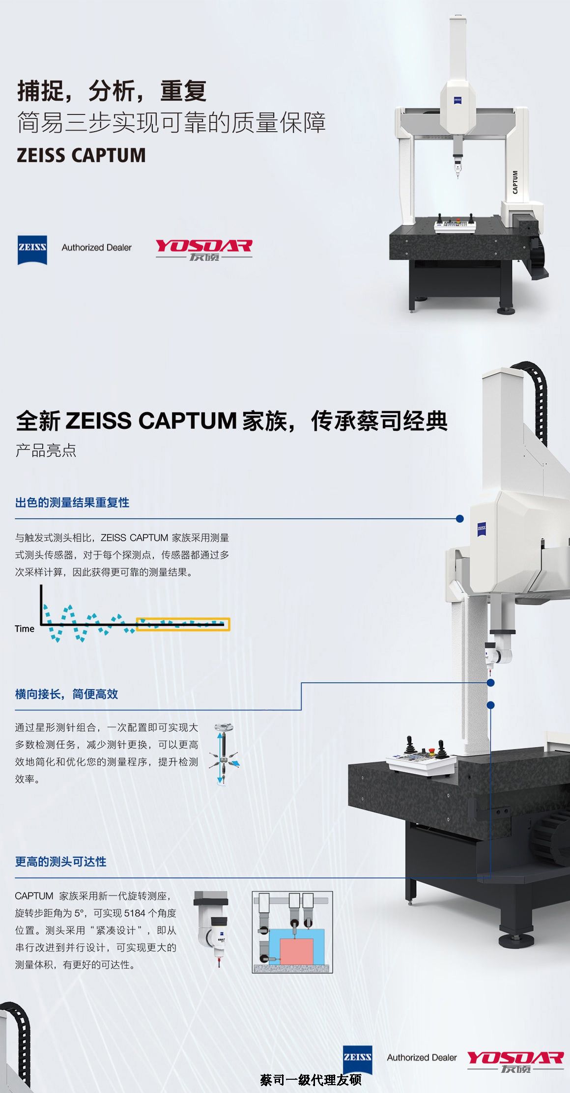 鹰潭蔡司三坐标CAPTUM